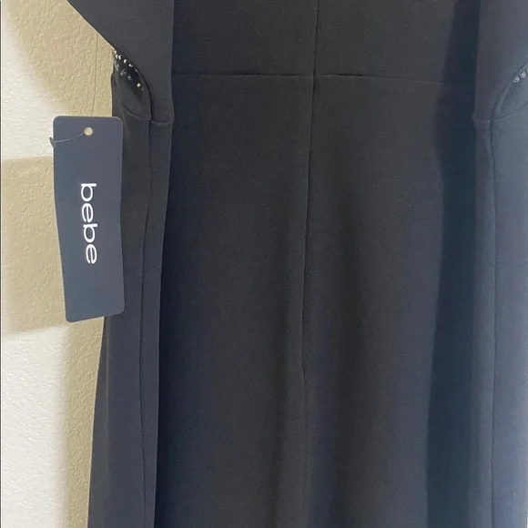 Bebe Black Mini Dress with Embellishments - Picture 6 of 6
